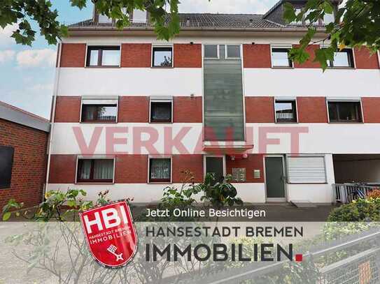 Gröpelingen / Gepflegte Erdgeschosswohnung mit Balkon