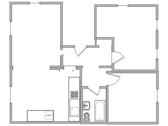 3-Raum-EG-Wohnung in Traunstein