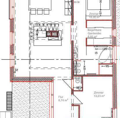 4-Zimmer-Loft-Wohnung, möblier mit EBK, Balkon & Dachterrasse in Alt-Hohenschönhausen Berlin