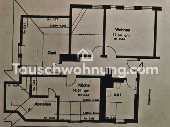 Tauschwohnung: Tauschangebot 3Zi Wohnung gegen 4Zi Wohnung