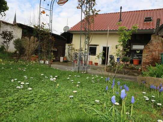 Charmant, mit Nebgeb., Scheune (Ausbau zu sep. DHH), großer Garten, Terrasse, Grillplatz....