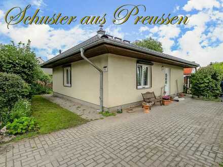 Schuster aus Preussen - Dallgow - massiver Bungalow ca. 69 m² und weiteres Haus auf ca. 800 m² Grund