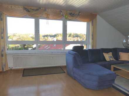 Schöner Blick über Mainburg! 3-Zimmerwohnung im Dachgeschoss mit Stellplatz in ruhiger Lage!