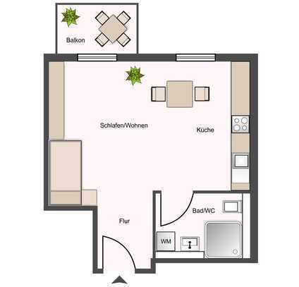 Modernes Wohnen im Neubau – Exklusives Apartment wartet auf Sie! inkl. Balkon und PKW-Stellplatz