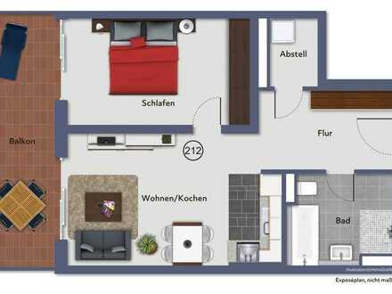 Barrierefreie 2-Zimmerwohnung mit Balkon