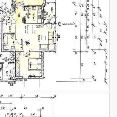 Schöne und gepflegte 3-Raum-EG-Wohnung mit Balkon in Gensingen