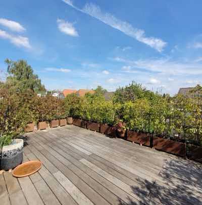 Große Dachterrasse & Gäste Apartment - Bestlage Wiesbadens