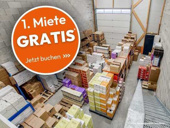 Erste Miete Gratis! 42 m² Lager- & Hallenflächen mit Strom zur Miete