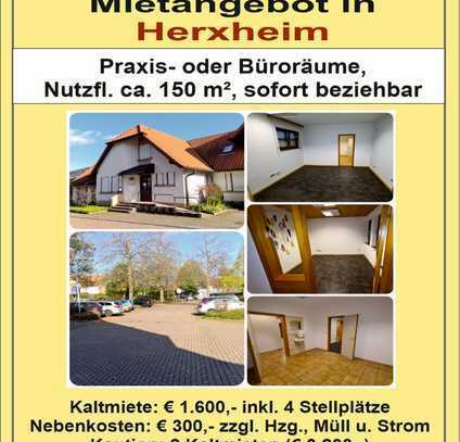 Büro- oder Praxisräume in guter Zentrumslage von Herxheim