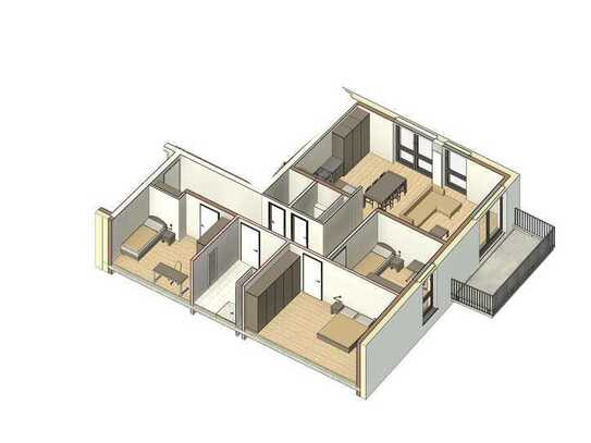 4-Zimmer Neubauwohnung, 1.OG mit KfW Förderung