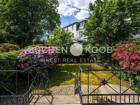 Repräsentative Stadtvilla mit Westgarten in HH-Harvestehude