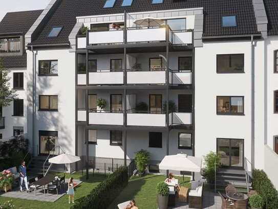 Wunderschöne sanierte EG-Wohnung mit eigenem Garten und Balkon mit Rheinblick