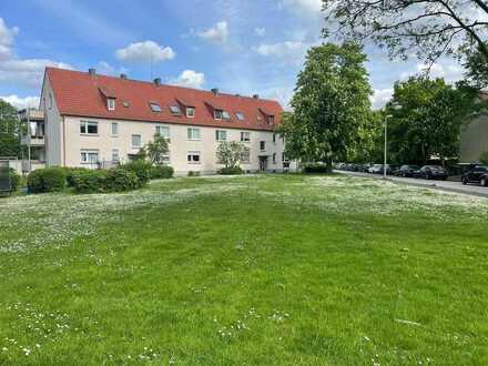 Ruhige, freie Eigentumswohnung in bevorzugter Wohnlage in Huckingen, Balkonanbringung möglich