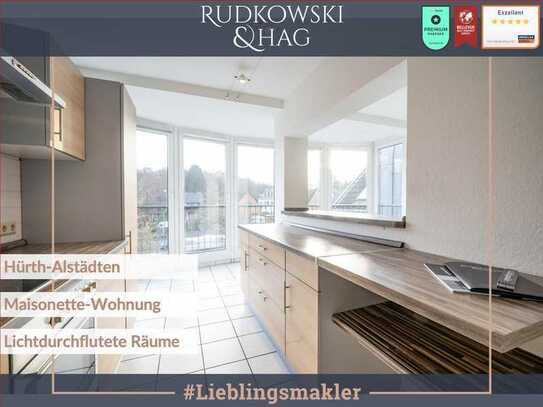 Hürth-Alstädten || Maisonettewohnung || Südbalkon