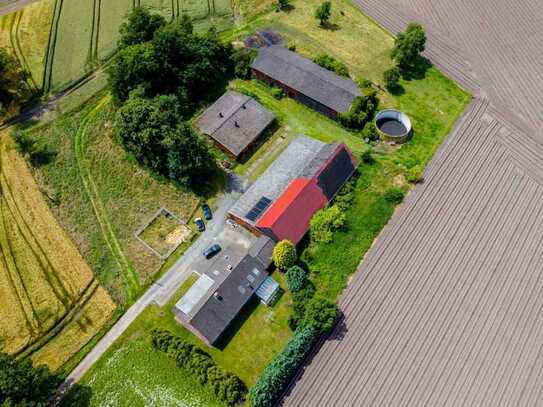 Idyllischer Resthof mit Stallgebäuden im Außenbereich von Dülmen