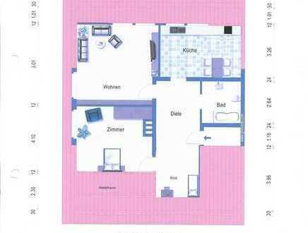 In Alfter: Gepflegte DG-Wohnung mit drei Zimmern und Balkon