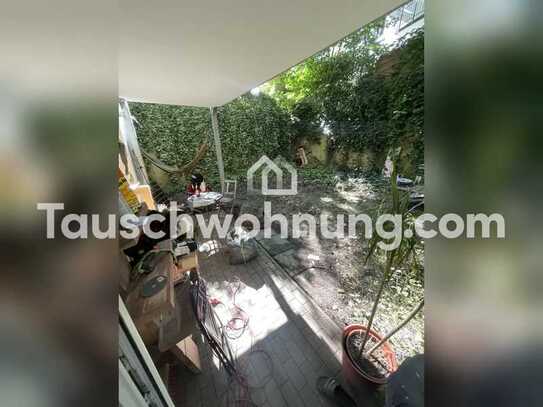 Tauschwohnung: Südterrain Wohnung mit Terrasse am Rothen baum