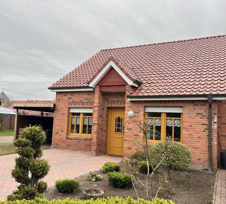 Modernes Reihenendhaus in Haxtum - barrierefrei & großes Studio
