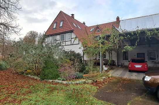 Charmanter Resthof mit großer Scheune, Werkstatt, Stallbereich, Remise und Ausbaureserve in Reeßum