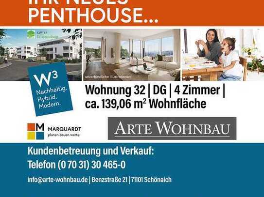 4-Zimmer-Penthouse-Wohnung (Wohnung 32)