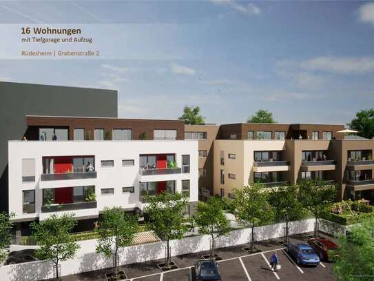 85 qm EG Neubauwohnung, Wohnen im Zentrum mit Rheinblick Aufzug und Tiefgarage MAMA RHEIN