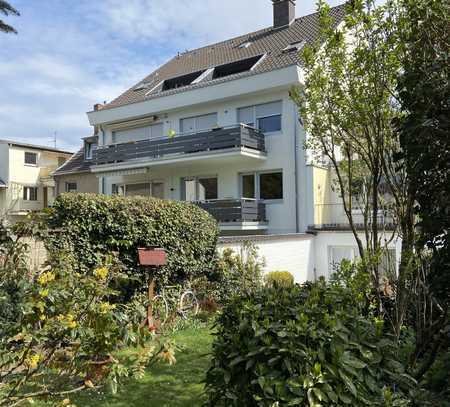 Sanierte 2-Zimmer-Wohnung mit Balkon mit Blick ins Grüne