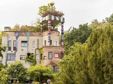 "Haus im Haus" mit 160 m² Dachgarten in einzigartigem Kunstensemble