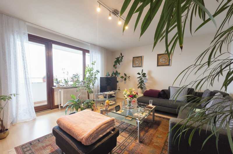 Sicher vermietete 3-Zimmer-Wohnung mit spektakulärem Skyline-Blick