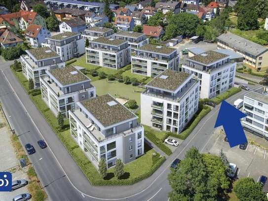 Lichtdurchflutete 2-Zimmer-Wohnung mit TG-Stellplatz mit Seeblick im SeeVillenPark in Radolfzell