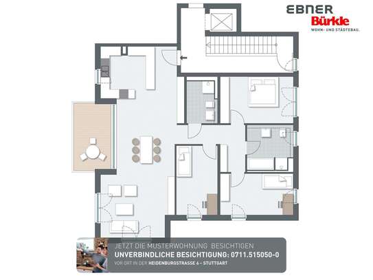 4-Zimmer-Wohnung im Obergeschoss | 6A.4