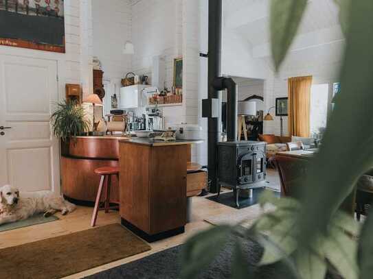 Lichterfülltes Holzhaus mit großen Terrassen & Weitblick im Hinterland des Bodensees