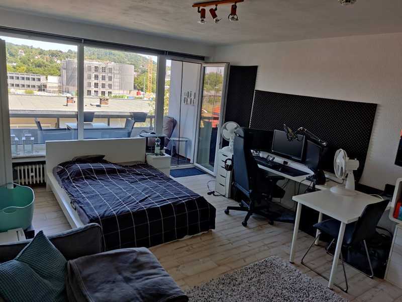                                                               Modernisierte 1-Raum-Wohnung in Cbg mit Balkon und Einbauk&uuml;che                                                       in Wüstenahorn (Coburg)