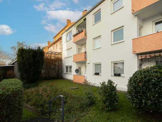 Gemütliche Souterrain-Wohnung mit Balkon und brandneuem Badezimmer