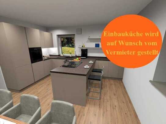 Bezugsfertig: Großzügige 2 Zimmer Wohnung mit Dachterrasse