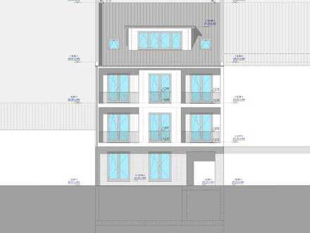 Baugrundstück mit Baugenehmigung und Mehrparteienhaus Planung (Bestandsimmobilie steht noch)