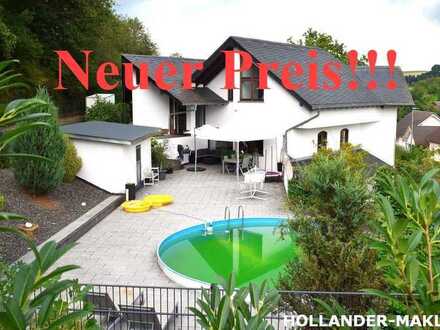Einzigartige Villa mit Schwimmbad und Gästewohnung