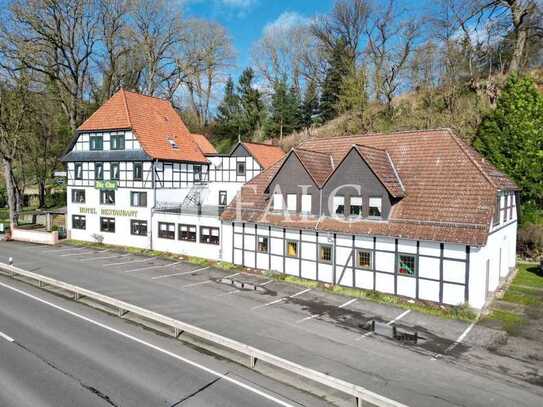 Ganzheitliches Hotelkonzept mit Privatresidenz und weitläufigem Grundstück in idyllischer Umgebung