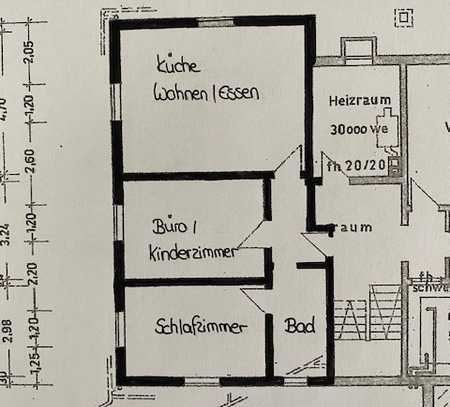 Helle 3-Zimmer-Einliegerwohnung mit Gartenanteil in Bisingen