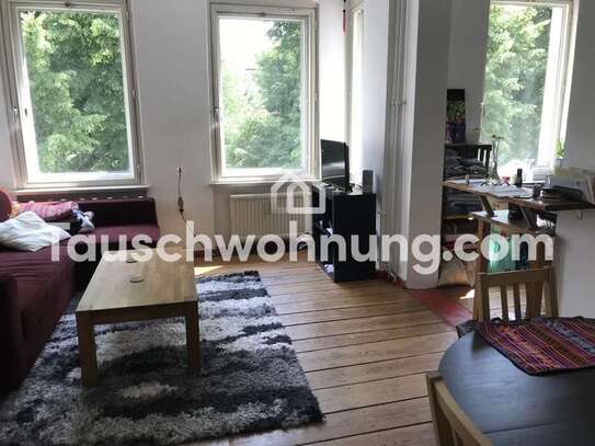 Tauschwohnung: Tauschwohnung: 2 Z, 57m2 Schillerkiez mit halboffener Küche