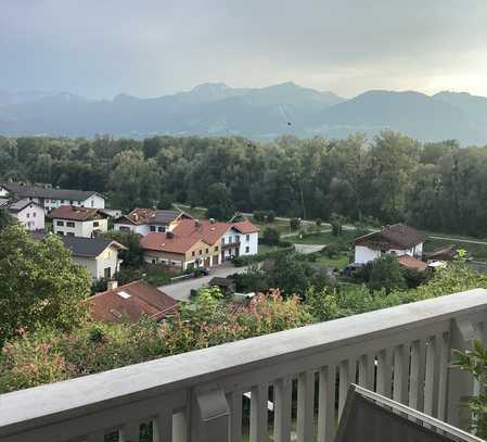 Luxus-Wohnung in Neubeuern mit Blick auf die Alpen