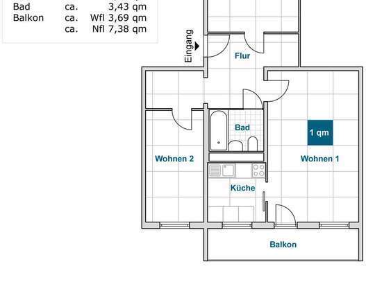 Hübsche 3 Zimmerwohnung mit Balkon steht zum sofortigen Einzug bereit!