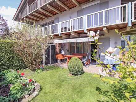 Wohntraum auf 2 Etagen: Helle Maisonette mit 2 Terrassen und tollem Garten in Toplage