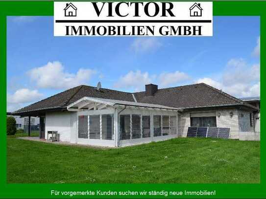 6.303 m² inkl. 3.140 m² Baugrundstück: 188 m² Bungalow + 74 m² Büro,