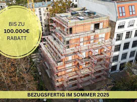 Traumhafte 4 Zi.-Wohnung mit Dachterrasse, Energieeffizienz A+, im ruhigen&sonnigen Innenhof