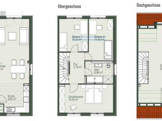 Reihenendhaus mit 2 Parkplätzen und Garten in Beethovenring in Königs Wusterhausen