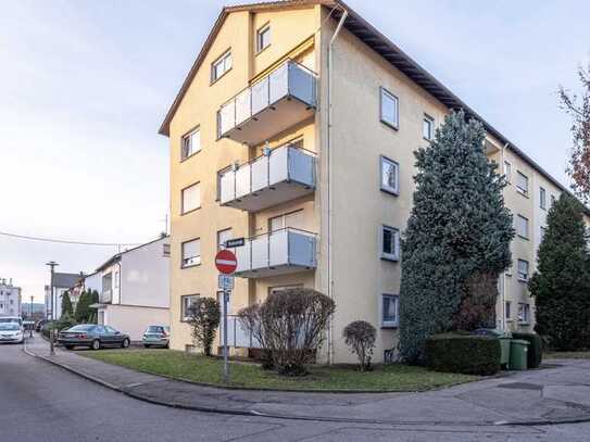 Stilvolle 2-Zimmer-Wohnung mit Balkon und Einbauküche in Kornwestheim