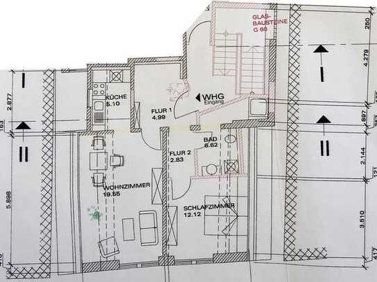 2-Zimmer-Wohnung in zentraler Lage in Bad Neustadt an der Saale ab 01.01.2025 zu vermieten