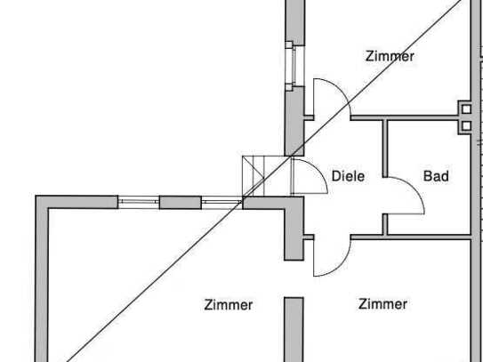 Freundliche und sanierte 2-Zimmer-Hochparterre-Wohnung in Leinach