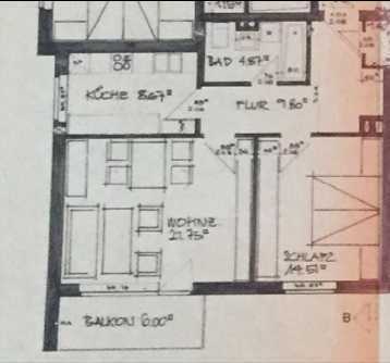 2 Zimmer-Wohnung mit Balkon in Hannover-Misburg