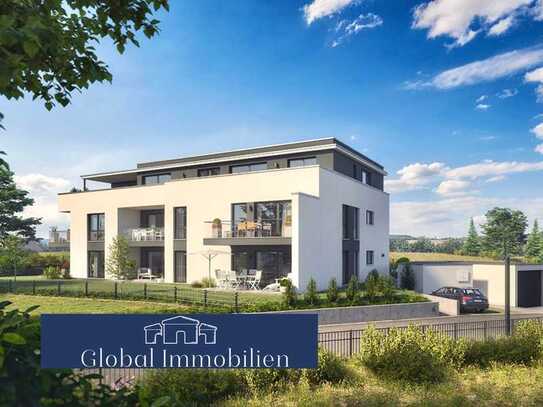 Neubau: Exklusive 2-Z.-Wohnung mit erstklassiger Ästhetik, High-End Architektur + TG-Platz u. Balkon